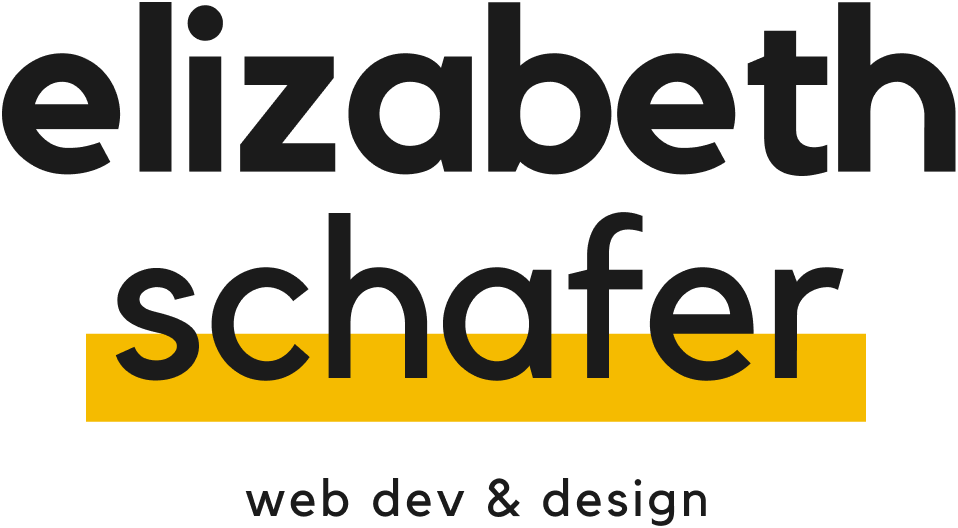 Elizabeth Schafer, web dev & design